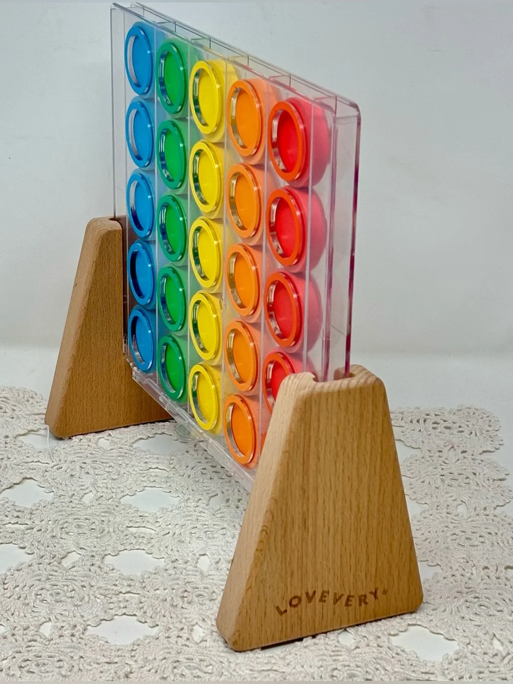 LOVEVERY Drop & Match Dot Catcher Montessori Learning Toy The Helper Play Kit